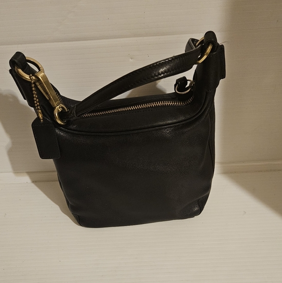 Rare Vintage Coach 6953 Amanda Small Hobo Bag Purse Black - Picture 2 of 16